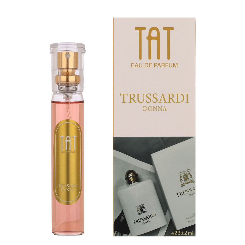 عطر جیبی زنانه تات مدل Trussardi Donna با رایحه خنک حجم 25 میلی لیتر