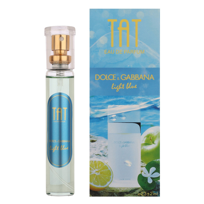 عطر جیبی مردانه تات مدل Light Blue Dolce&amp;Gabbana با رایحه تند حجم 25 میلی لیتر
